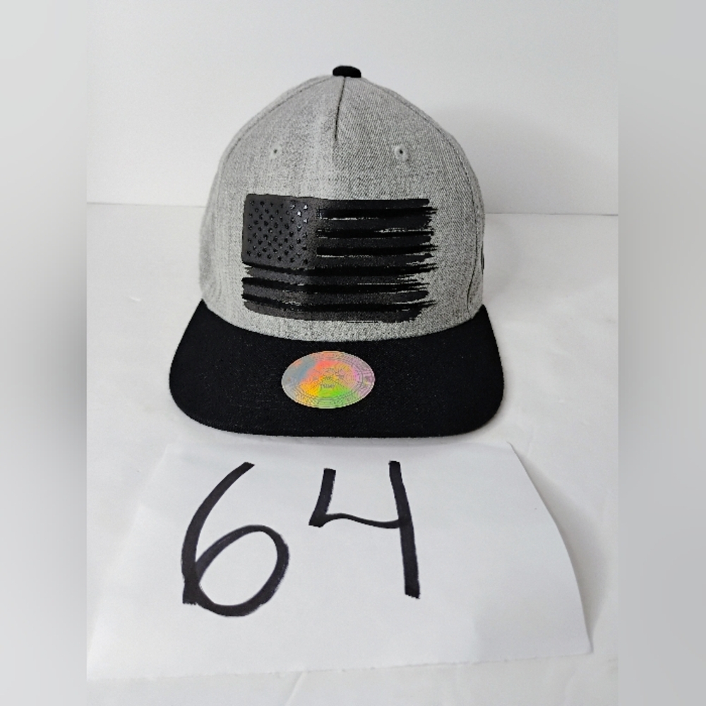 Flipper Premium 3D Embossed USA American Flag Logo Wake The Fu*K Up Baseball Cap